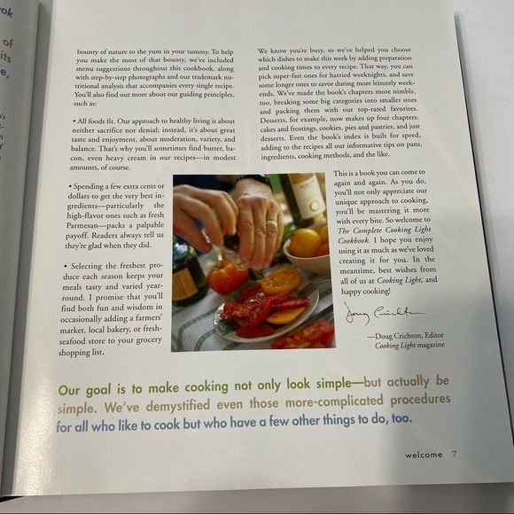 Vintage The Complete Cooking Light Cookbook recipe book - Picture 9 of 11